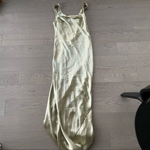 asos scoop back long dress